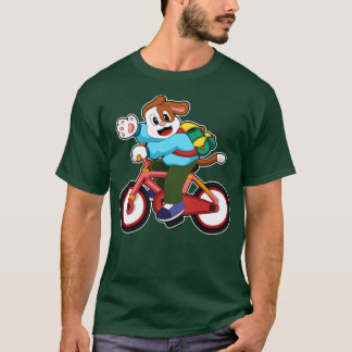 T-shirt Chien à vélo
