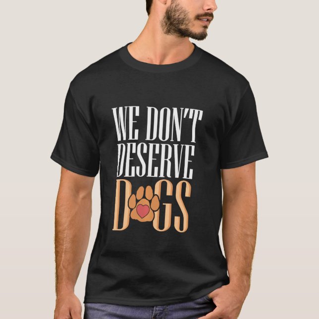 T-shirt Chien Activiste pour les animaux sauveteurs Nous n (Devant)