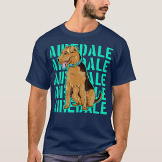 T-shirt Chien Airedale