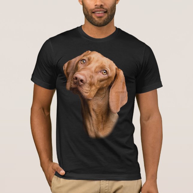 T-shirt Chien allemand de brun d'indicateur aux cheveux (Devant)