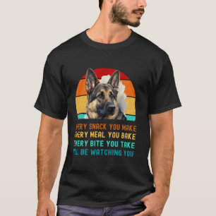 T-shirt Chien allemand Puppy ou Chien alsacien Maman Papa