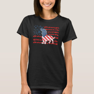 T-shirt Chien américain Dachshund Patriotique Chien Usa