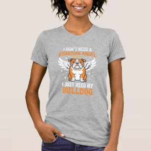 T-shirt Chien ange gardien Bouledogue
