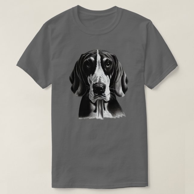 T-shirt Chien anglais américain (Design devant)