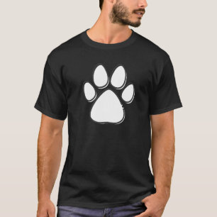 T-shirt Chien Animal Paws Cute Paw Pet Propriétaire de ani
