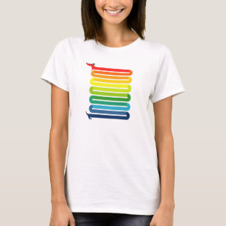 T-shirt Chien arc-en-ciel
