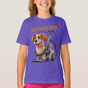 T-shirt Chien Aspirateur Vivant et Respirant