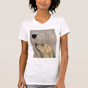 T-shirt Chien Au Vin Jaune Labrador