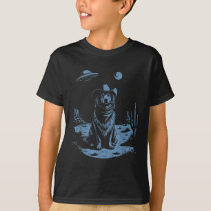 T-shirt Chien Australian Shepherd'Aussie Vintage Ufo Weste