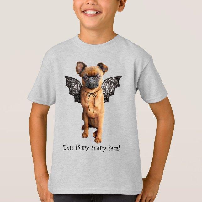 T-shirt Chien aux ailes de chauve-souris (Devant)