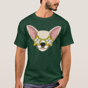 T-shirt Chien avec lunettes de soleil