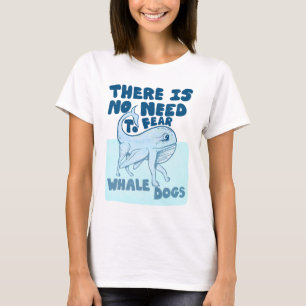 T-shirt Chien baleine créature drôle