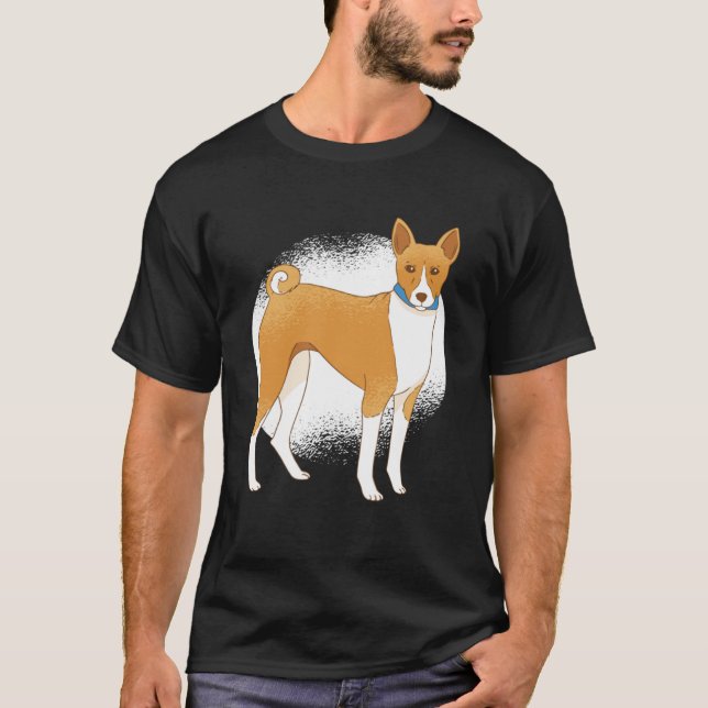 T-shirt Chien basenji (Devant)