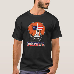 T-shirt Chien beagle 4 juillet