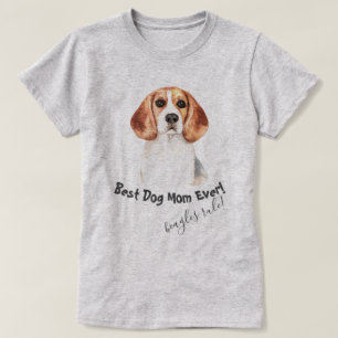 T-shirt Chien beagle Meilleur Chien Maman Jamais