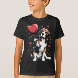 T-shirt Chien Beagle Saint-Valentin Propriétaire de chien