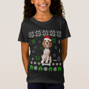 T-Shirt Chien beagle Vilain Noël - Chien Beagle Casquette