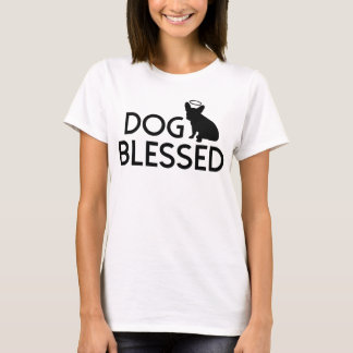 T-shirt "Chien béni" Français Bulldog Angel Womens Tee