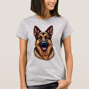 T-shirt Chien berger allemand - Amour de chien loyal et in