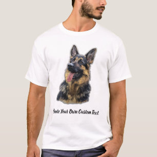 T-shirt Chien Berger Allemand Créez votre propre texte per