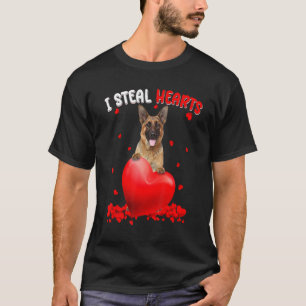 T-shirt Chien berger allemand Je vole Coeur mignon Valenti
