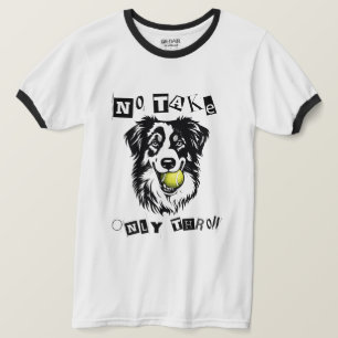 T-shirt Chien Berger Avec Balle De Tennis – Art Canin Mini