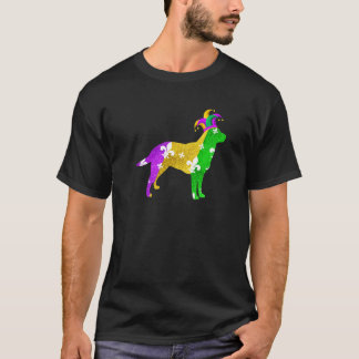 T-shirt Chien Bouvier Australien Carnavals Mardi Gras Drôl