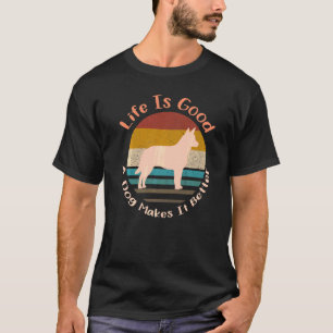 T-shirt Chien Bouvier Australien Heeler Rétro