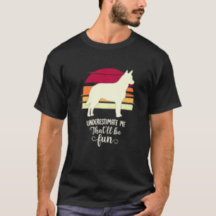 T-shirt Chien Bouvier Heeler Australien Rétro  2
