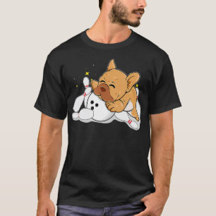 T-shirt Chien Bowler Funny Bowling Sports Amateur Pour Un