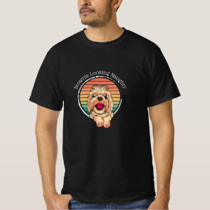T-shirt Chien Brownie à l'air coquin