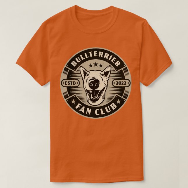 T-shirt Chien Bullterrier (Design devant)