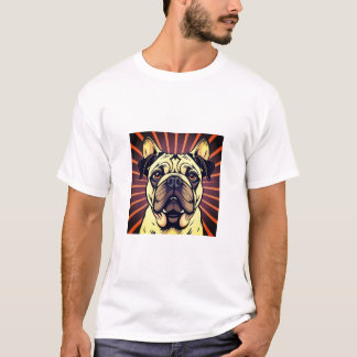 T-shirt chien carlin