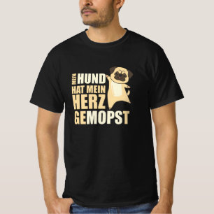 T-shirt Chien Carlin mignon Dire Carlin Amour Chien Dit