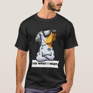 T-shirt Chien Catahoula Léopard Catahoula têtu