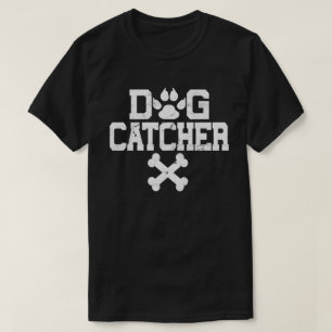 T-shirt Chien Catcher Drôle facile Halloween Costume Party