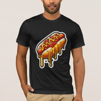 T-SHIRT CHIEN CHAUD DE FROMAGE SAUSAGE-CHILI 4