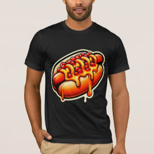 T-SHIRT CHIEN CHAUD DE FROMAGE SAUSAGE-CHILI 6
