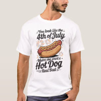 Chien chaud drôle du 4 juillet