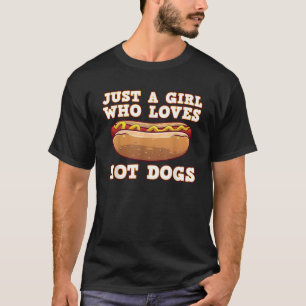 T-shirt Chien Chaud Drôle Pour Femmes Filles Ketchup Saus 