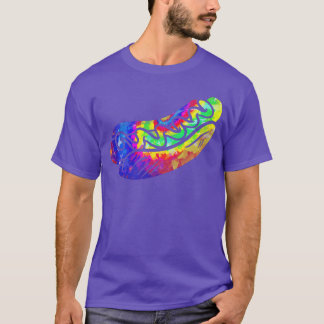 T-shirt Chien Chaud Teinture Adulte 90s Amis Rétro