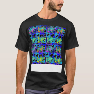 T-shirt Chien Chien Chien Chien Chien Chien Chiot Art