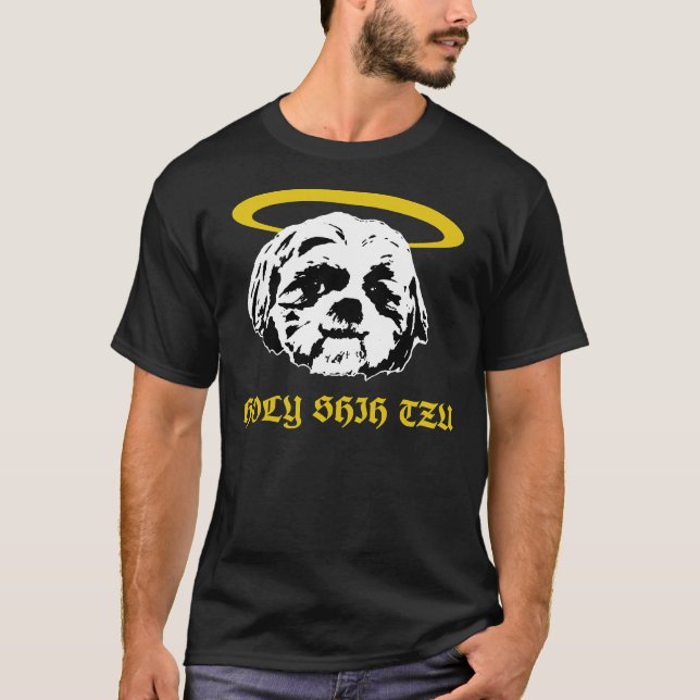 T-shirt Chien Chien Chien Chiite Saint Chih Chien Chien Ch (Devant)