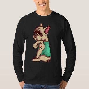 T-shirt Chien Chien Français Chien Chien J'aime Maman Tato