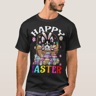 T-shirt Chien Chihuahua Joyeuses Pâques Lapin Œufs Pâques