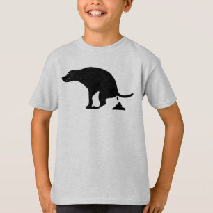 T-shirt Chien chiot potty pooping Fun & mignon chien