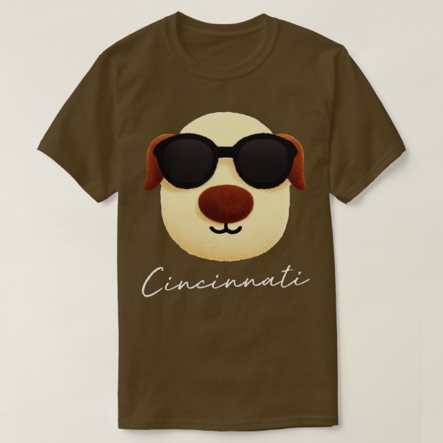 T-shirt Chien Cincinnati (Design devant)