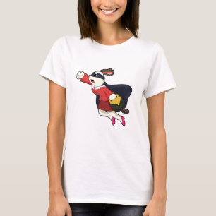 T-shirt Chien comme Secrétaire Superhero