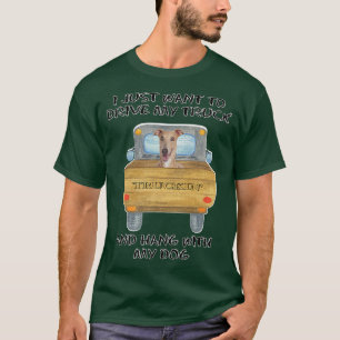 T-shirt Chien conducteur de camion Greyhound