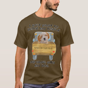 T-shirt Chien conducteur de camion Terrier tibétain